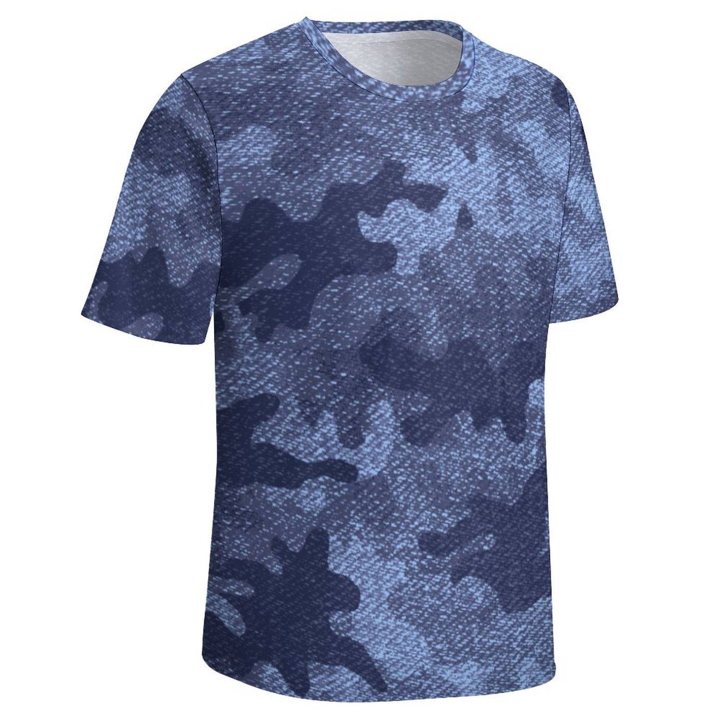 Camo Shirt | Denim Blue Camouflage T