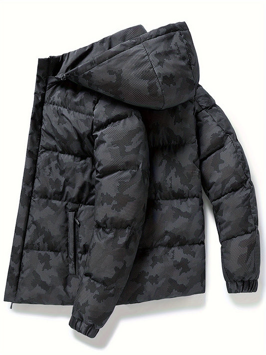 Men's Trendy Autumn/Winter Jacket: Short, Thickened Design