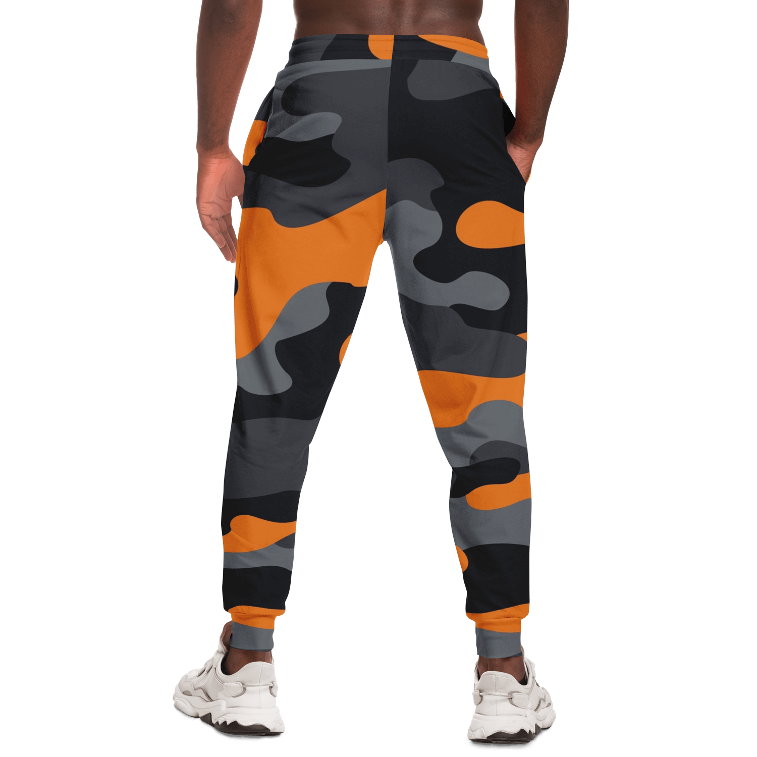 Camo Joggers | Unisex | Orange, Black & Gray