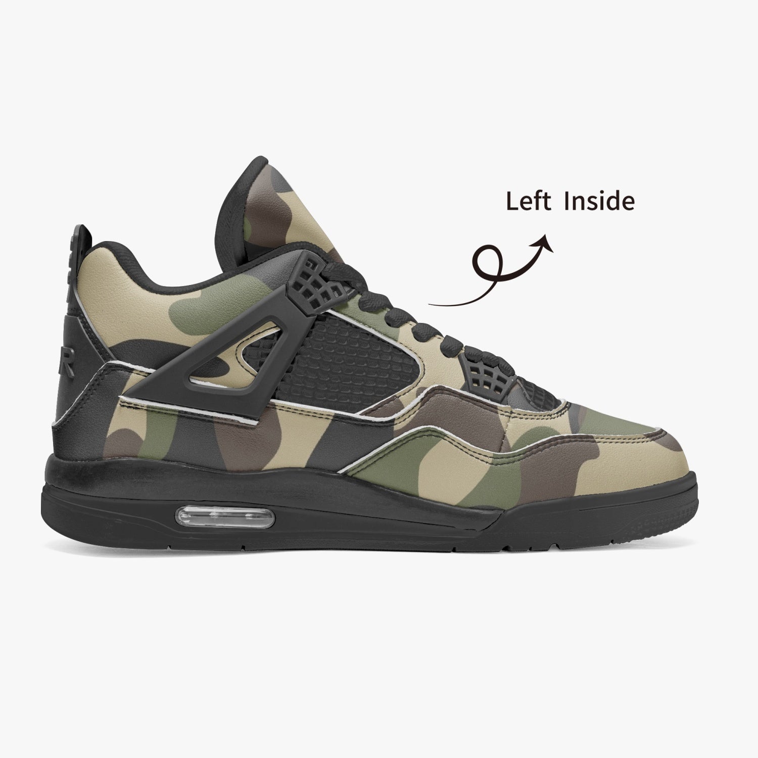 Brown Camo Jordans AJ4 | Classic Military Camouflage