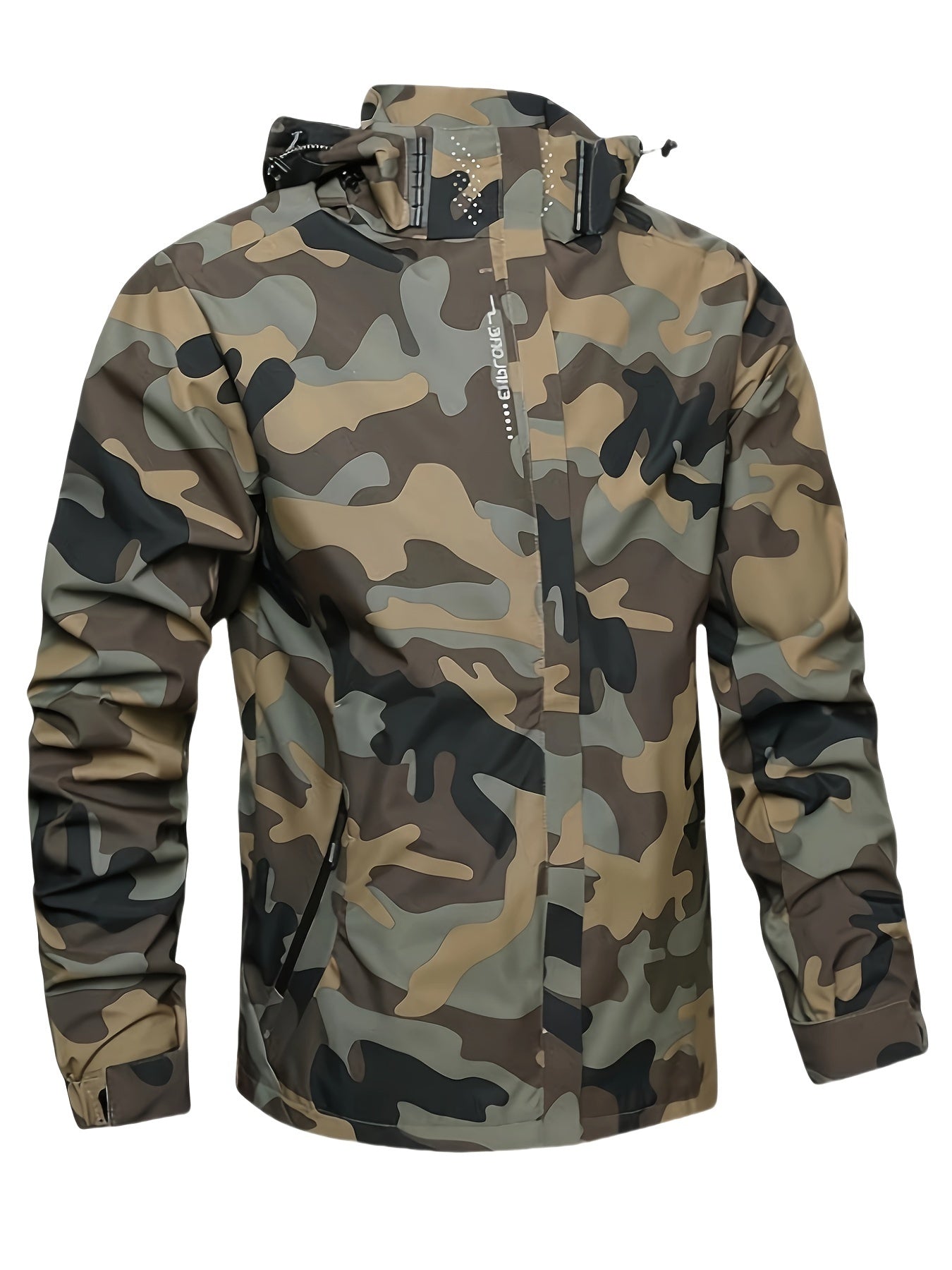 Men's Camo Windbreaker Jacket | Waterproof, Warm & Stylish