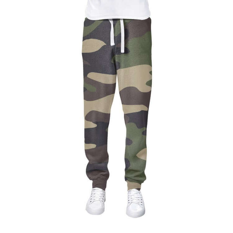 Men's Camo Track Pants | Classic Green