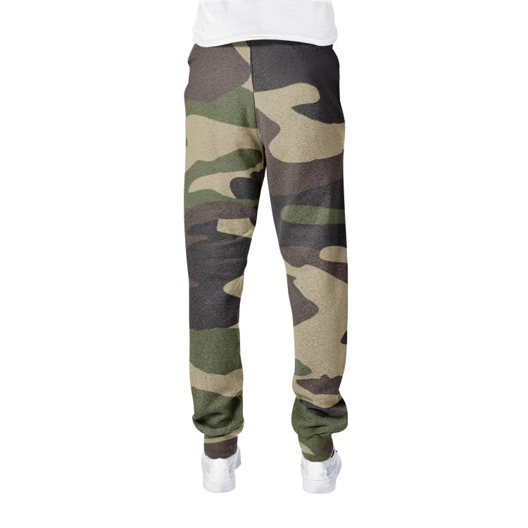 Men's Camo Track Pants | Classic Green