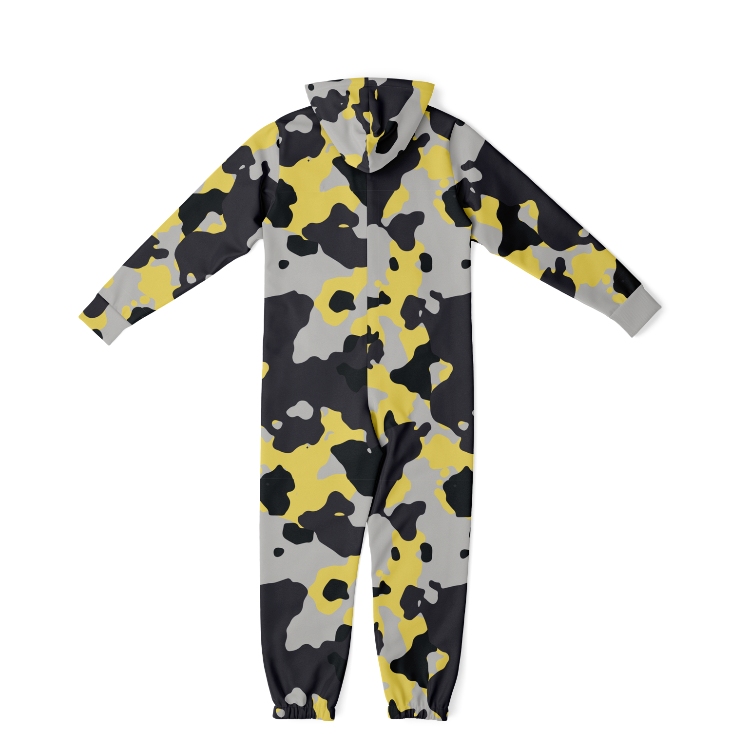 Camo Onesie | Yellow, Black and Silver Camouflage