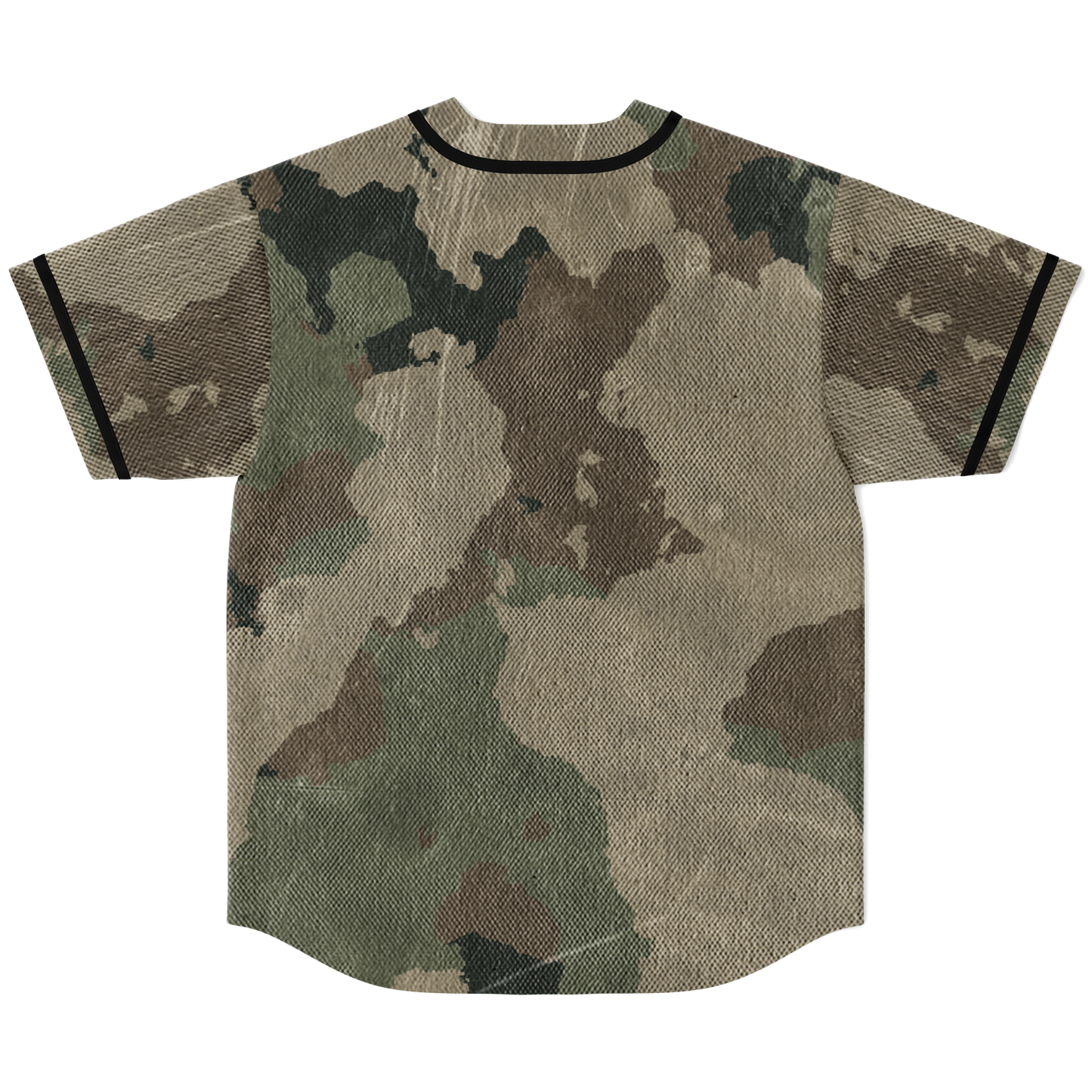 Camo Baseball Jersey | Dirty Old Brown Camouflage