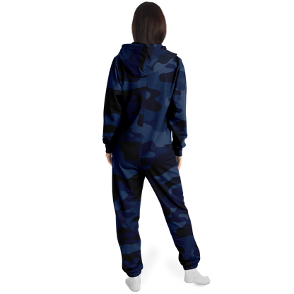 Camo Onesie | Deep Blue Camouflage