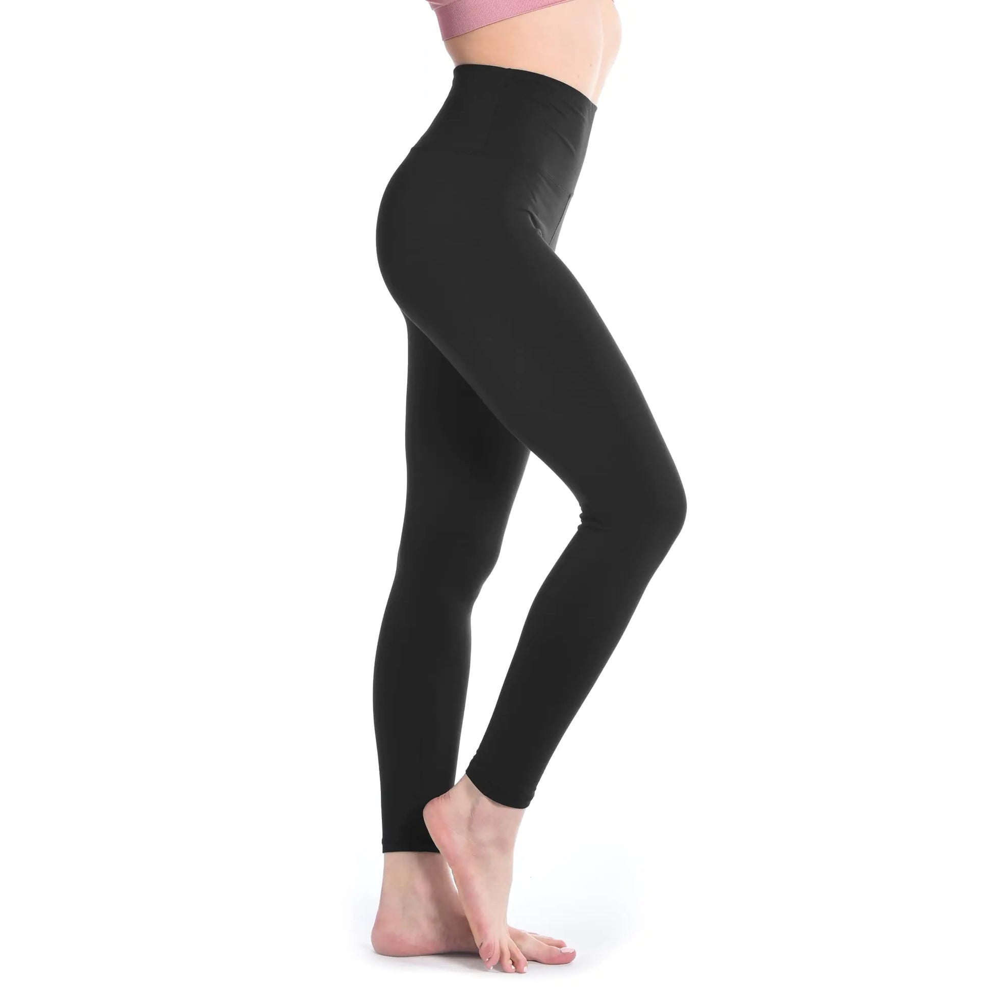 Black Camo Leggings for Women -High Waisted