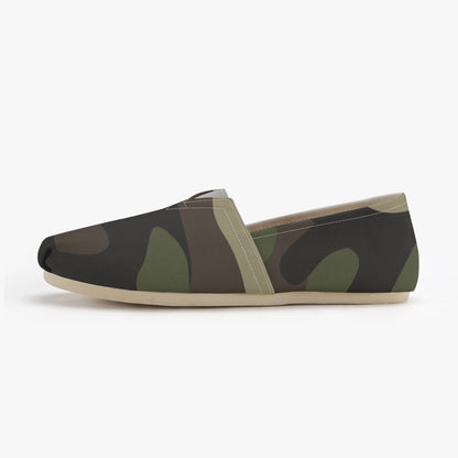 Camo Toms | Classic Green Camouflage Canvas Shoes