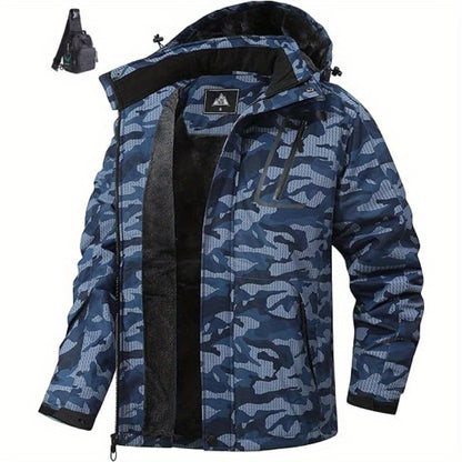 Men's Winter Ski Jacket with Hood | Ultra Warm, Waterproof