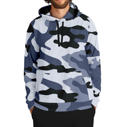 Camo Hoodie | Light Blue Camouflage Pullover