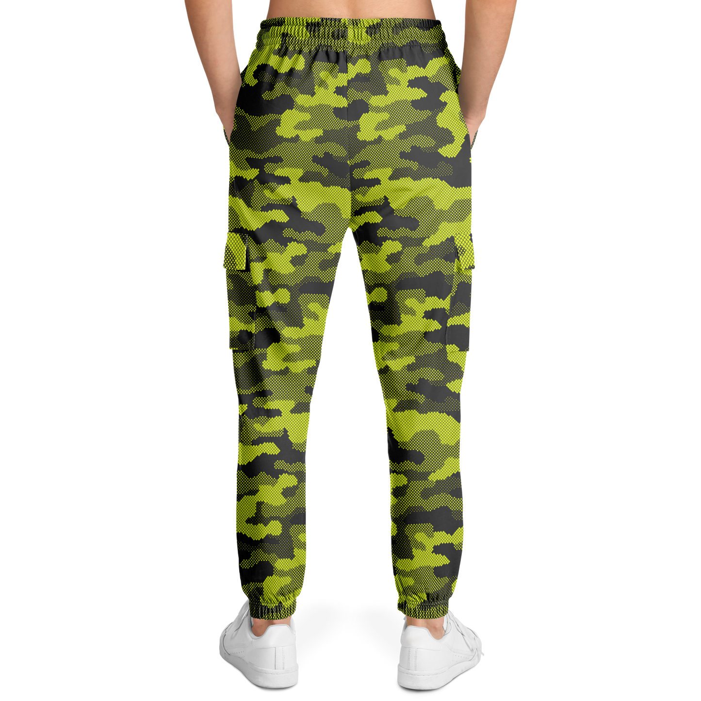 Green Dotted Camo Cargo Pants | Unisex