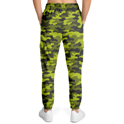 Green Dotted Camo Cargo Pants | Unisex