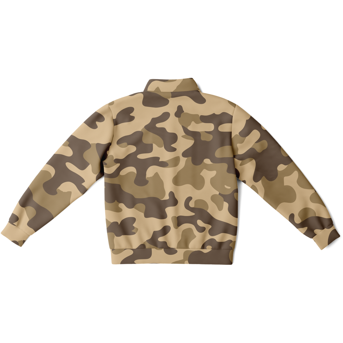 Camo Track Jacket | Khaki Camouflage