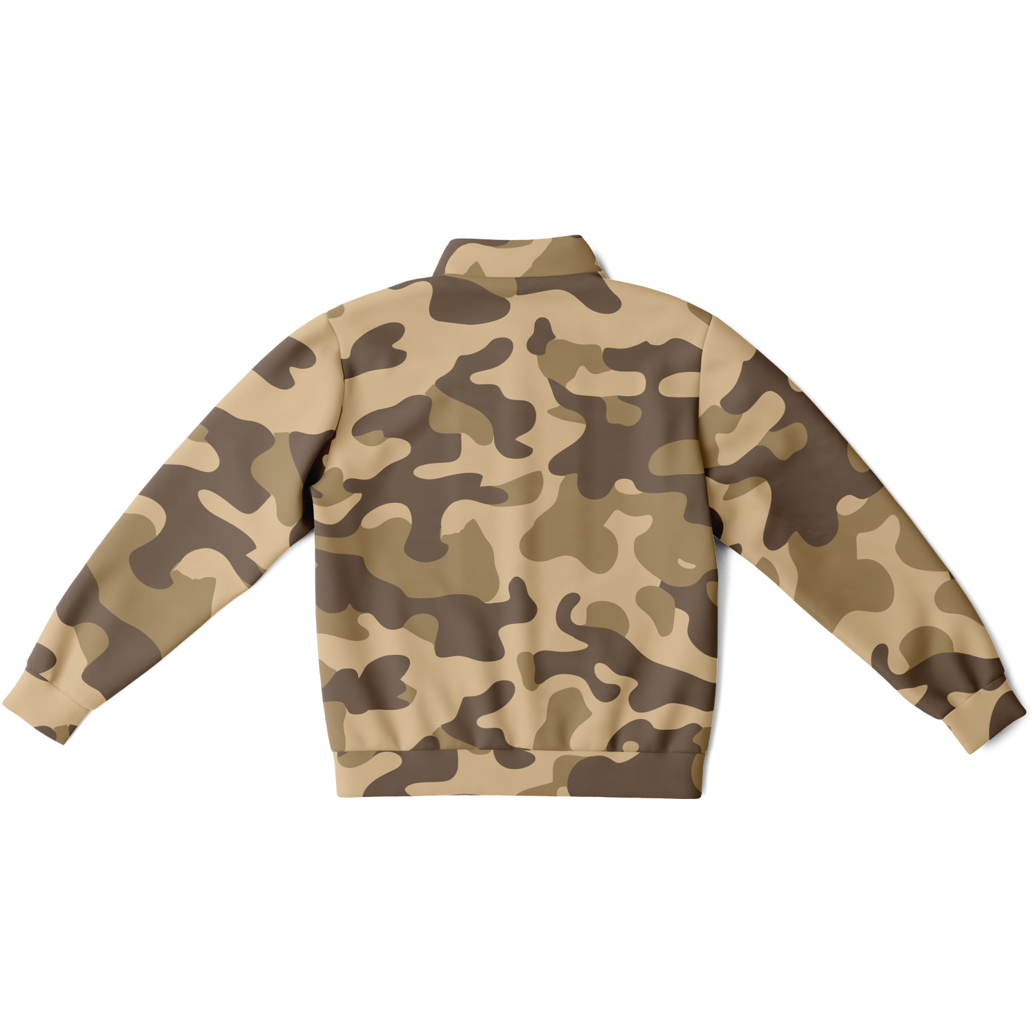 Camo Track Jacket | Khaki Camouflage