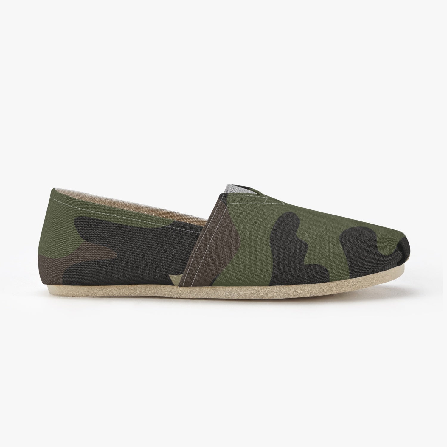 Camo Toms | Classic Green Camouflage Canvas Shoes