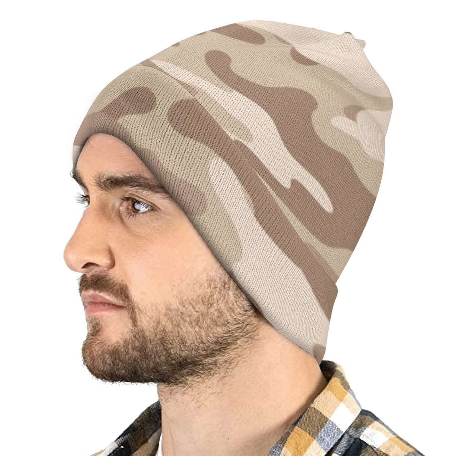 Camo Beanie | Desert Brown Camouflage