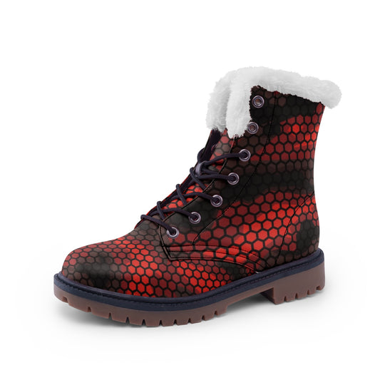 Snow Camo Boots | Red Hive Camouflage