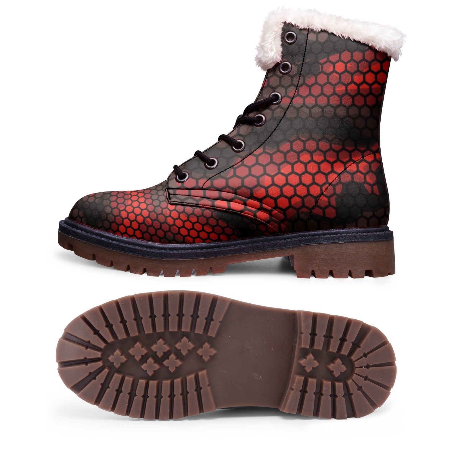 Snow Camo Boots | Red Hive Camouflage