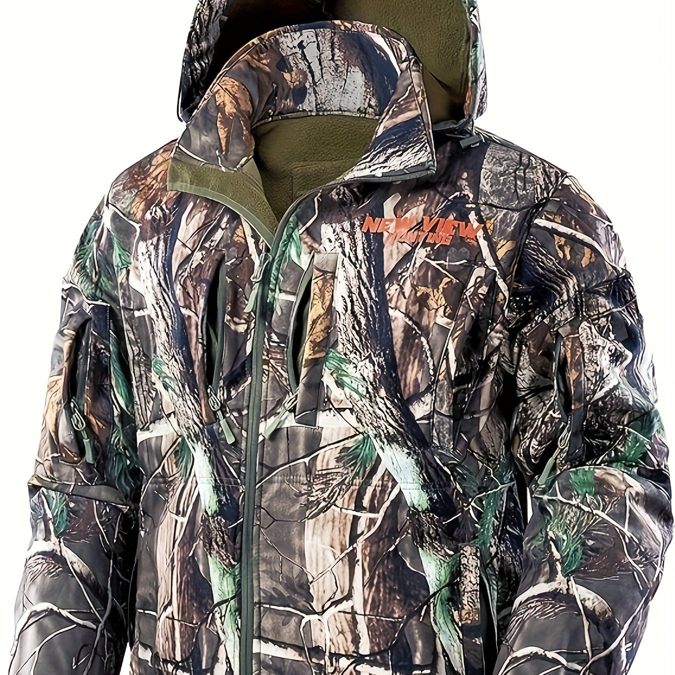 Men's Camo Hunting Jacket | Water-Resistant and Warm