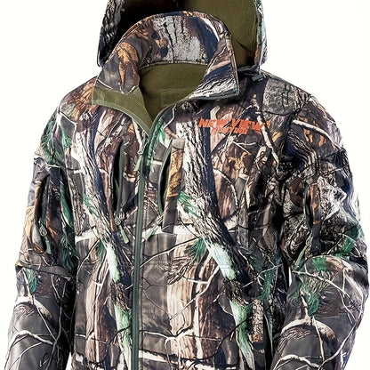 Men's Camo Hunting Jacket | Water-Resistant and Warm