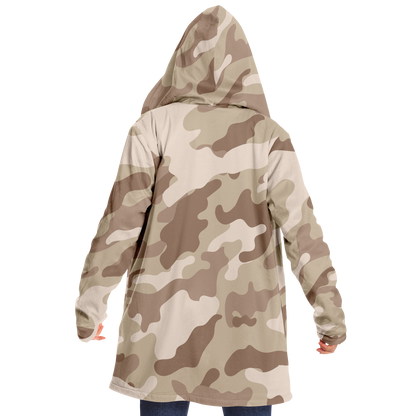 Camo Cloak | Desert Brown Camouflage | Microfleece