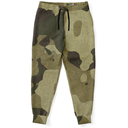 Camo Joggers | Unisex | Green Fabric Camouflage