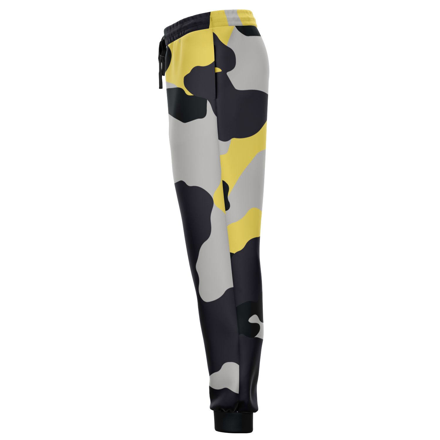 Camo Sweatpants | Unisex | Yellow, Black & Silver Camouflage