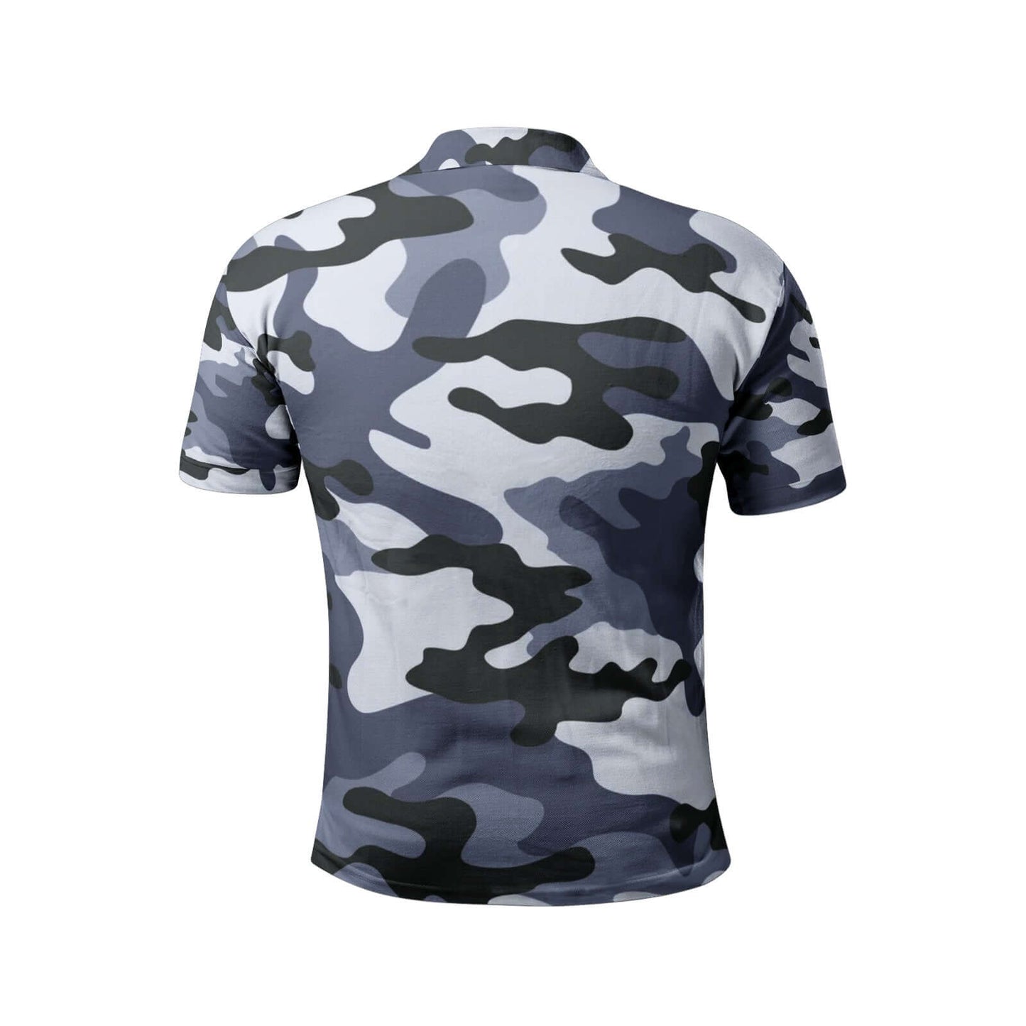 Camo Golf Shirt | Light Blue Camouflage