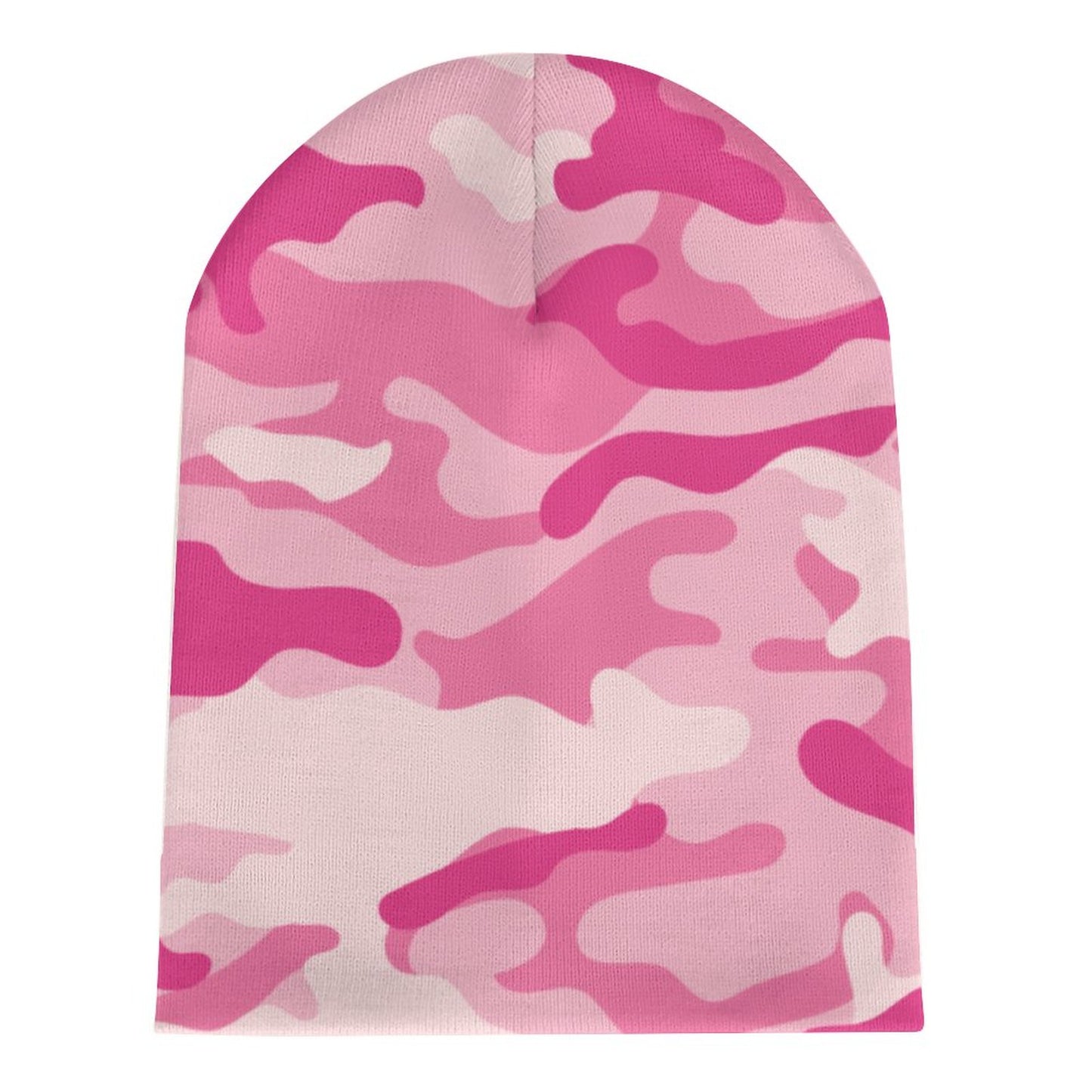 Camo Beanie | Lavender Pink Camouflage