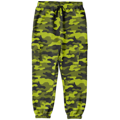 Green Dotted Camo Cargo Pants | Unisex