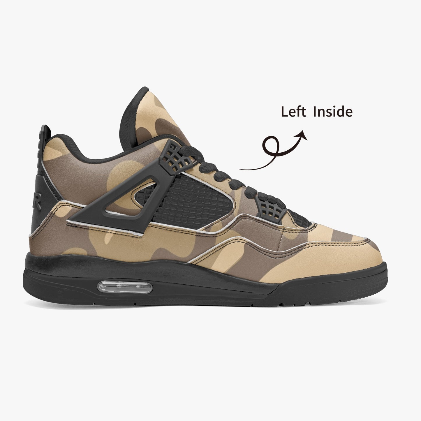 Camo Jordans AJ4 | Khaki Camouflage