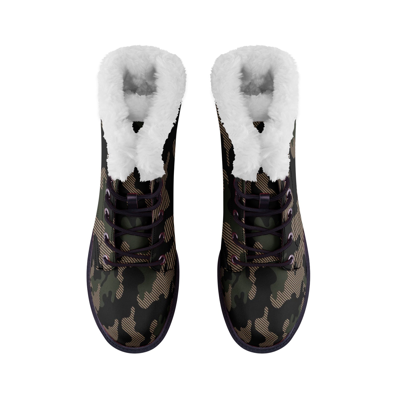 Snow Camo Boots | Military Green Camouflage