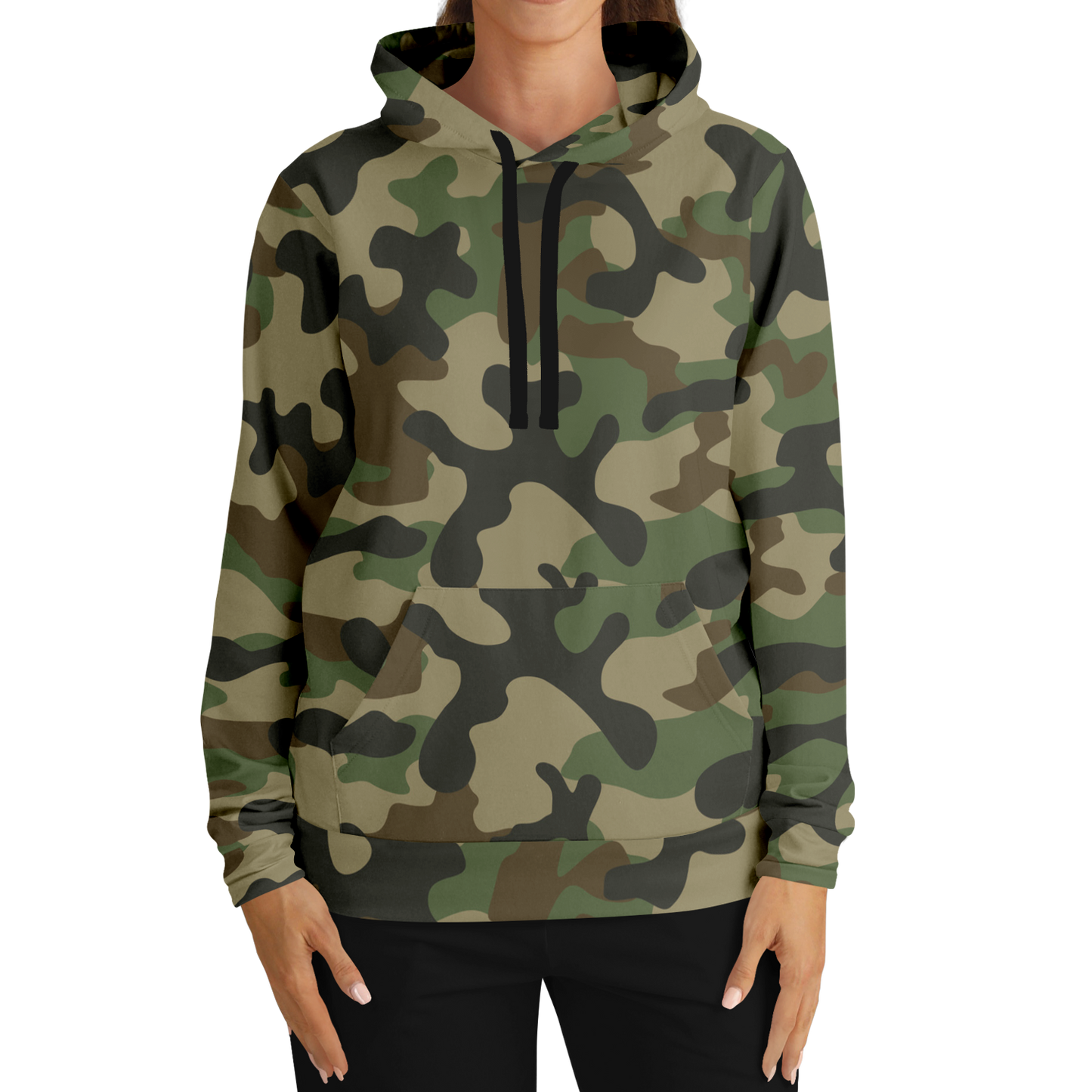 Camo Hoodie | Military Brown Camouflage