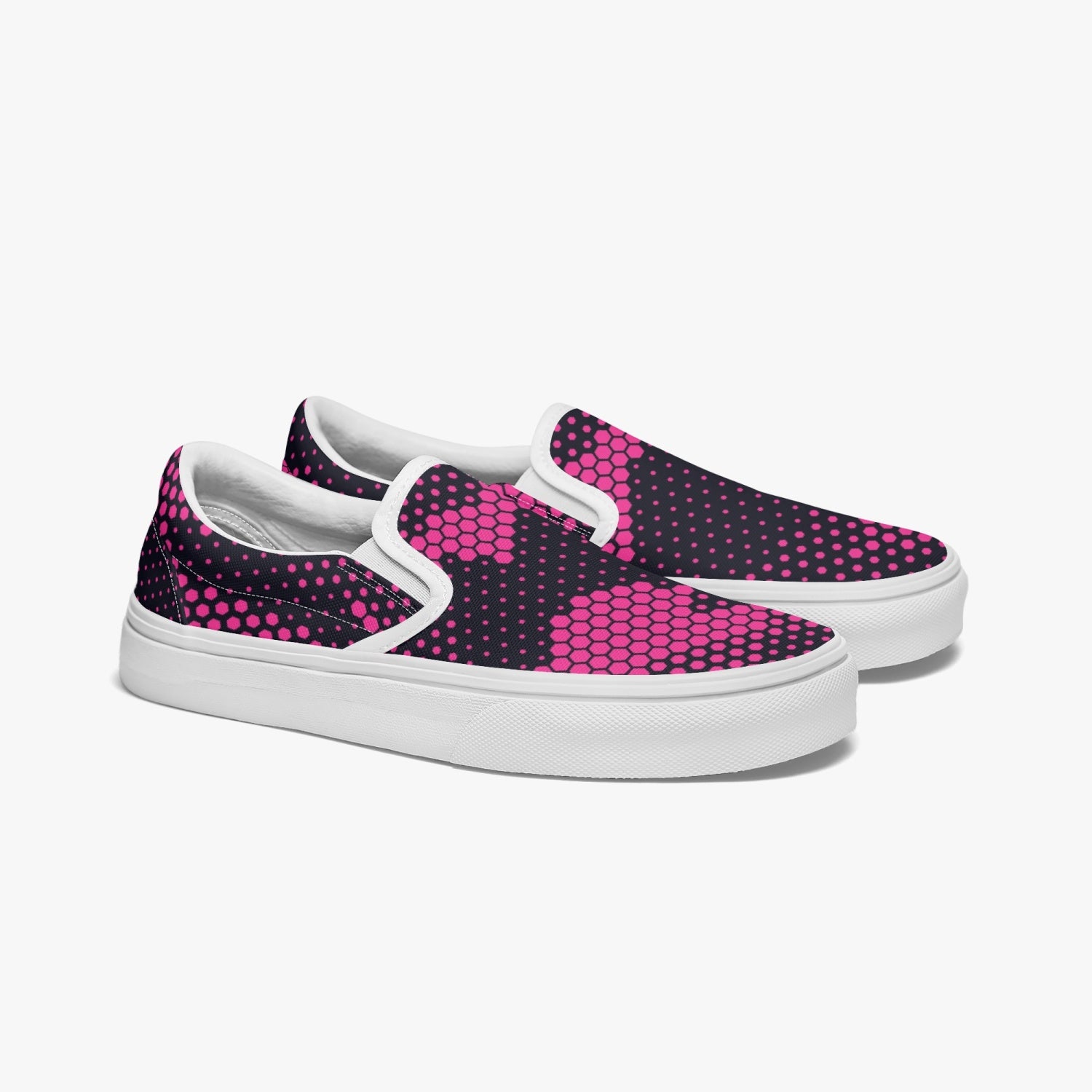 Camo Slip-On Shoes | Digital Pink Camouflage