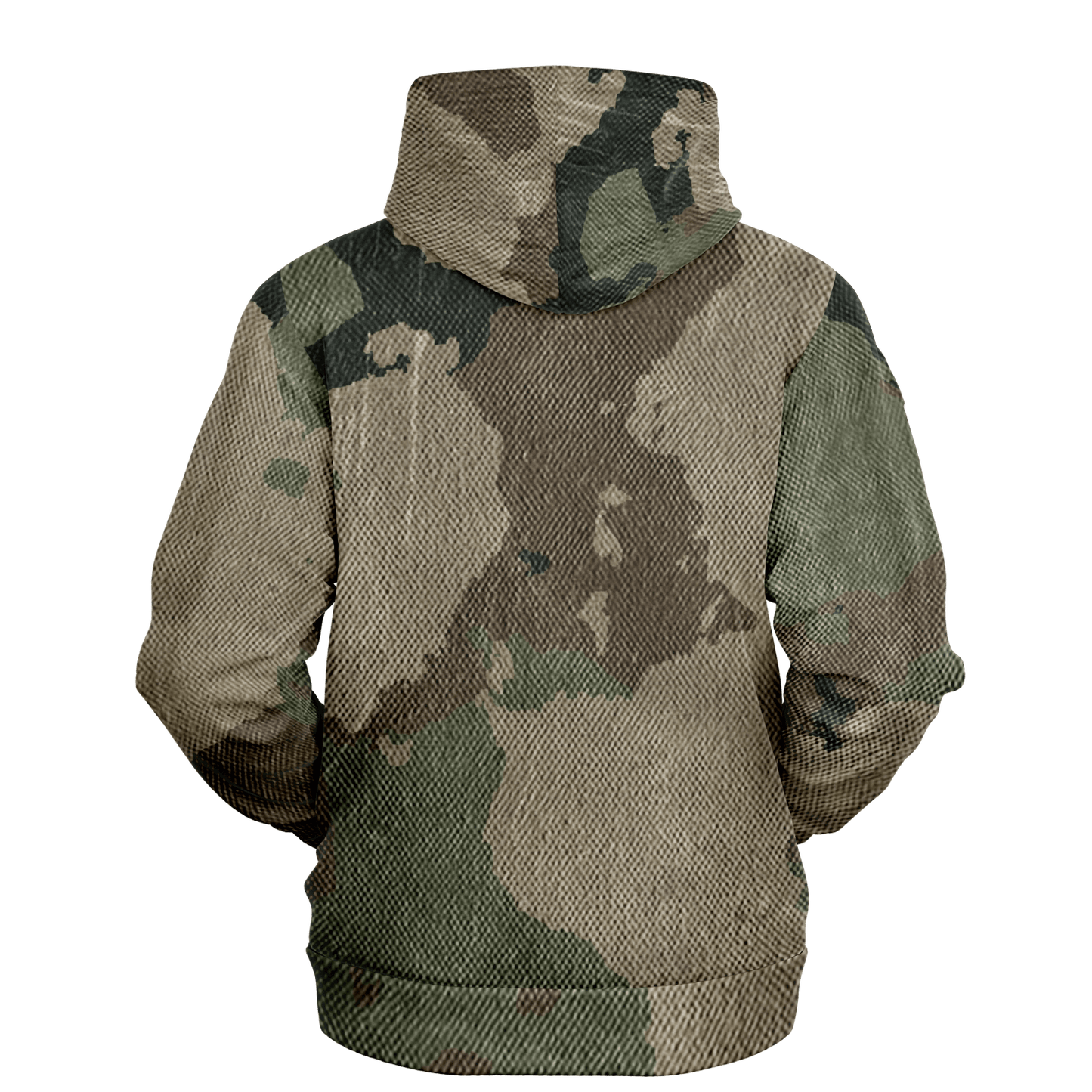 Camo Hoodie | Dirty Old Brown Camouflage Pullover