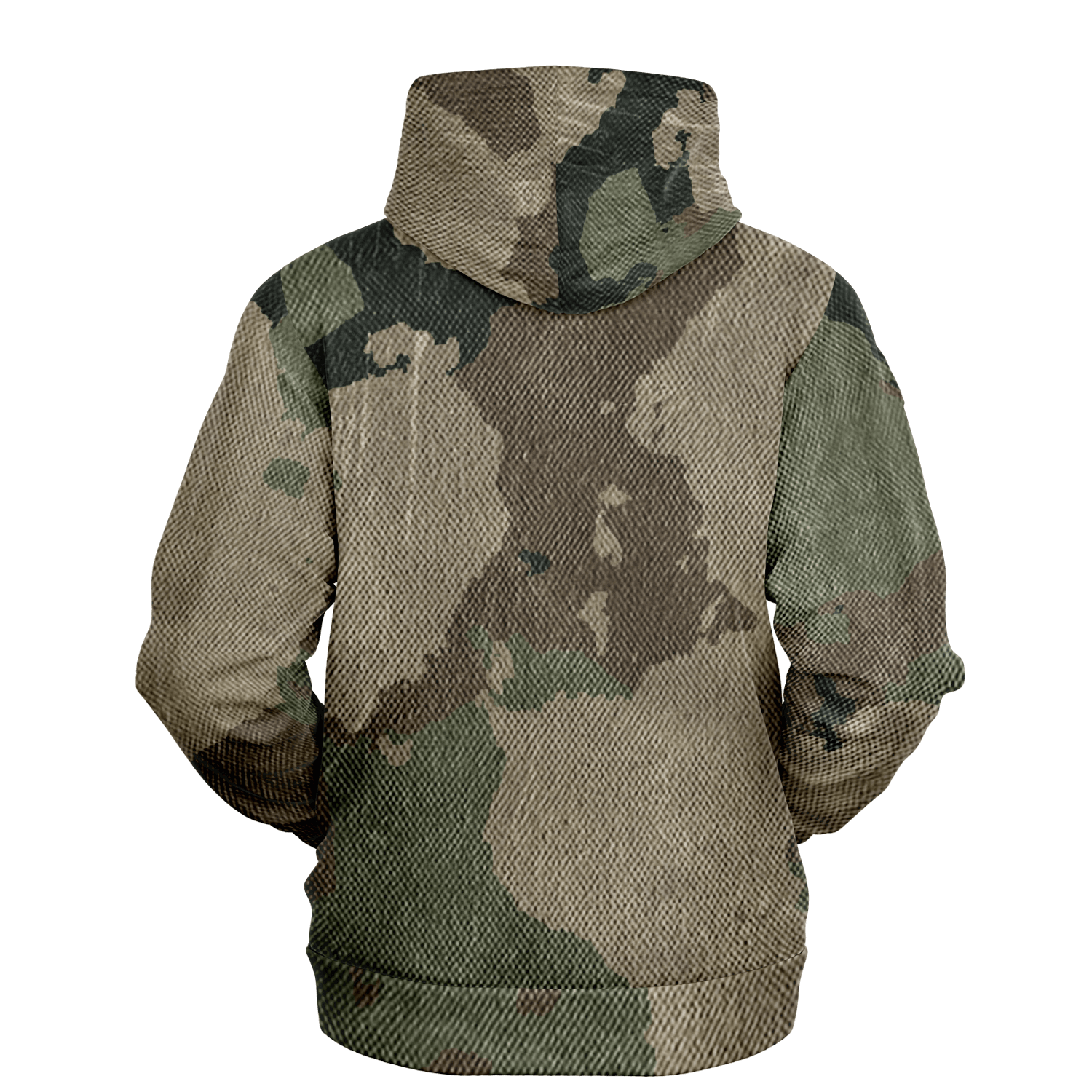 Camo Hoodie | Dirty Old Brown Camouflage Pullover