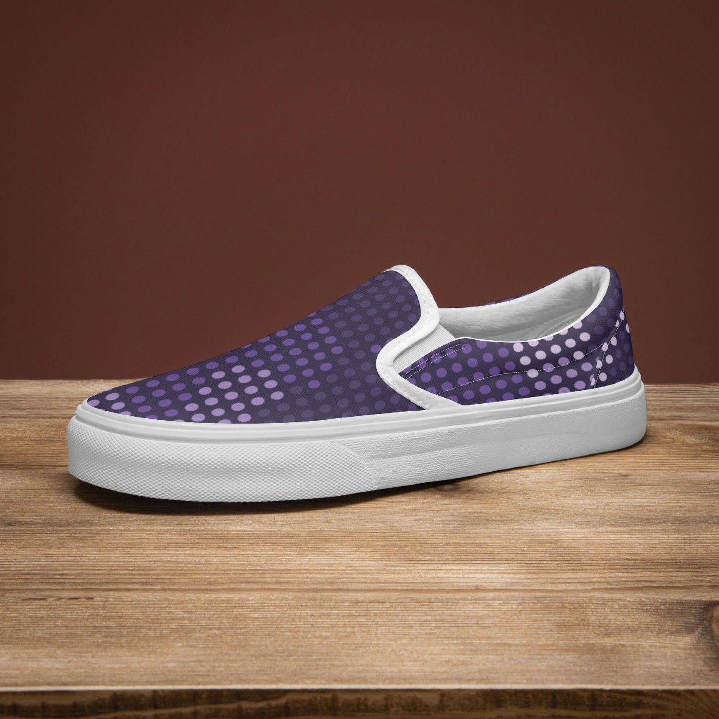 Camo Slip-On Shoes | Blue LED Camouflage