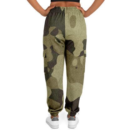 Camo Cargo Pants | Unisex | Green Fabric Camouflage