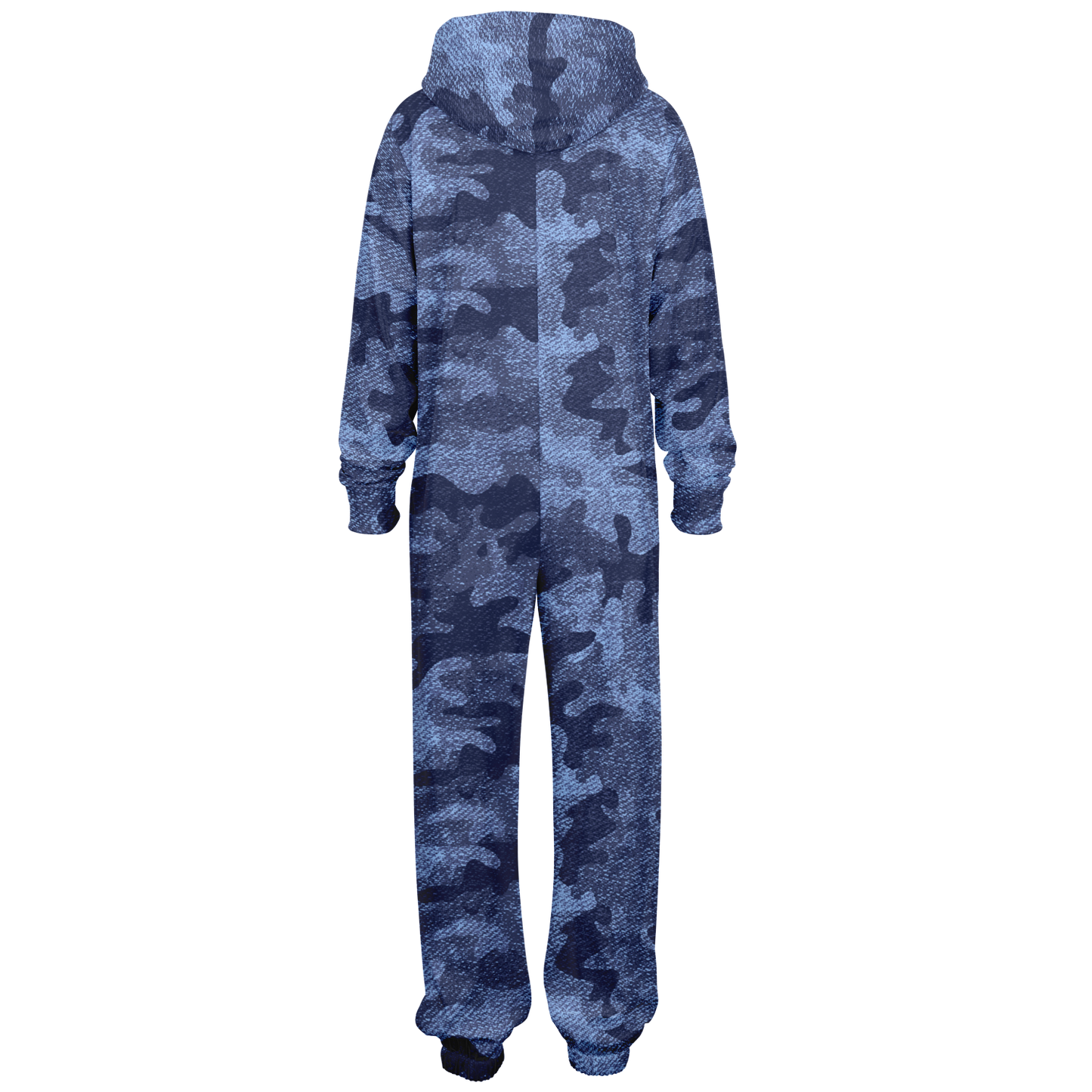 Camo Onesie | Denim Blue Camouflage