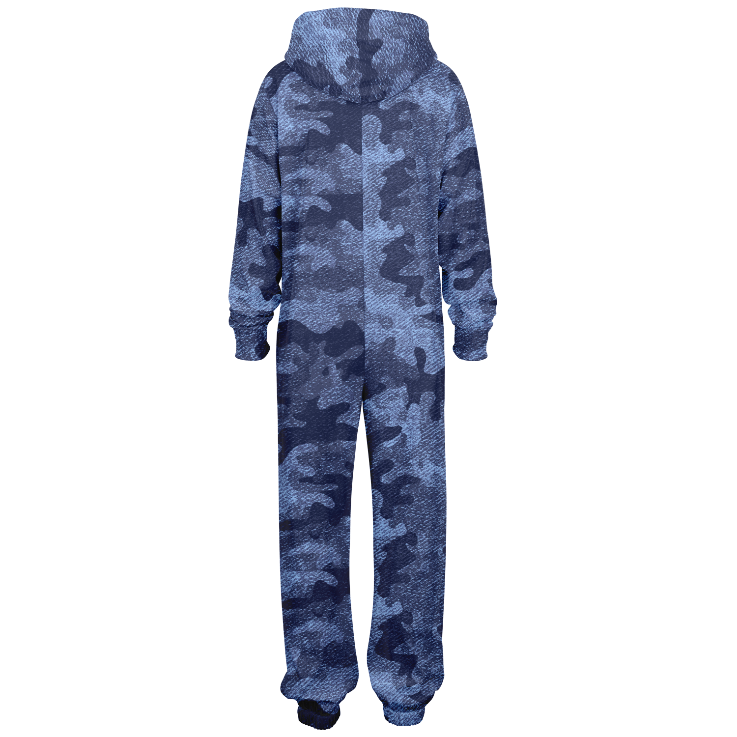 Camo Onesie | Denim Blue Camouflage