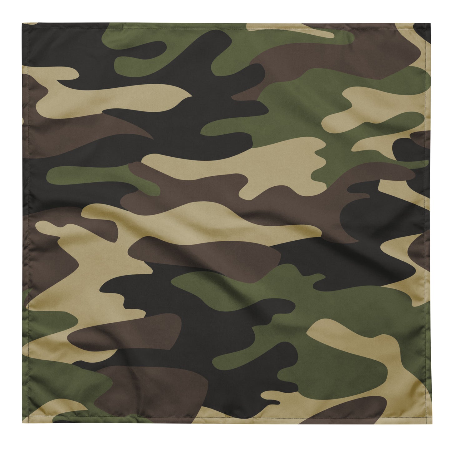 Camo Bandana | Classic Green Camouflage Print