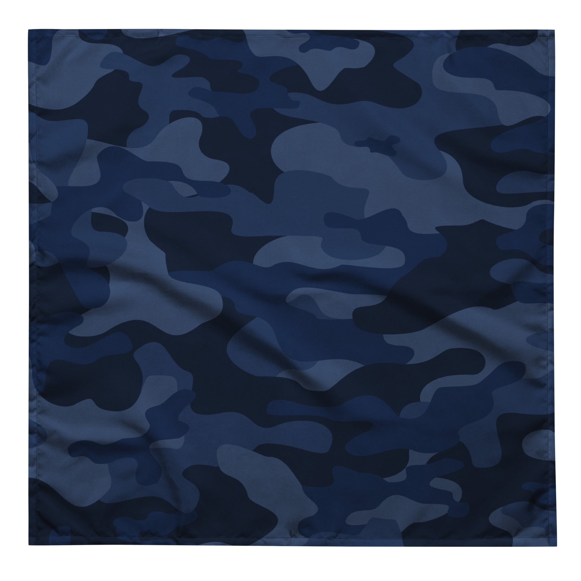 Camo Bandana | Deep Blue Camouflage Print