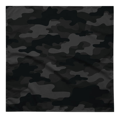 Camo Bandana | Black Camouflage Print