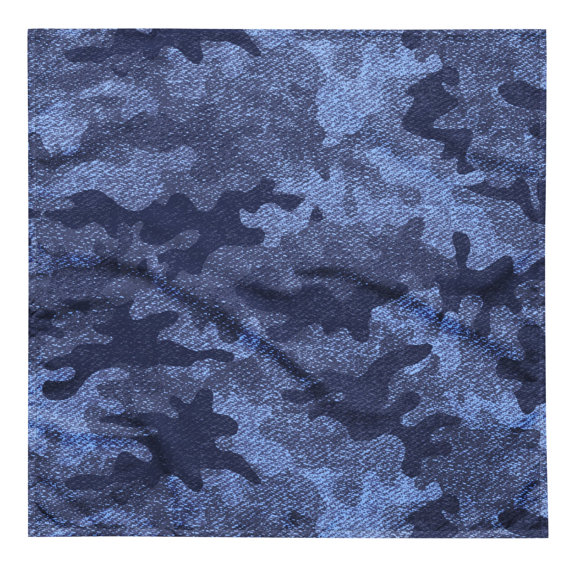 Camo Bandana | Denim Blue Camouflage