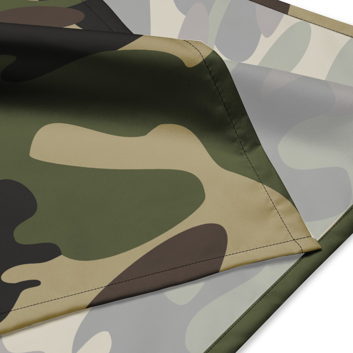 Camo Bandana | Classic Green Camouflage Print