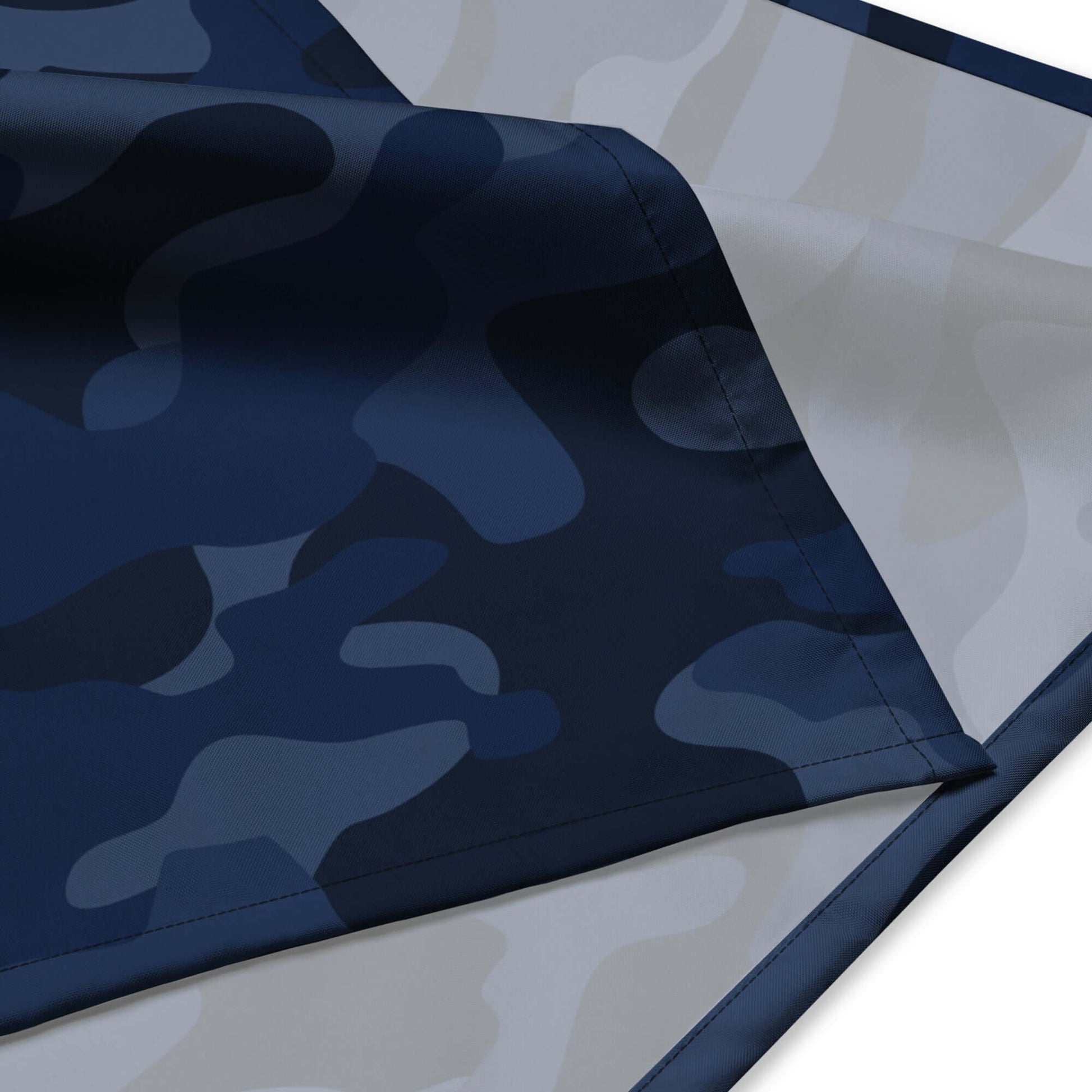 Camo Bandana | Deep Blue Camouflage Print