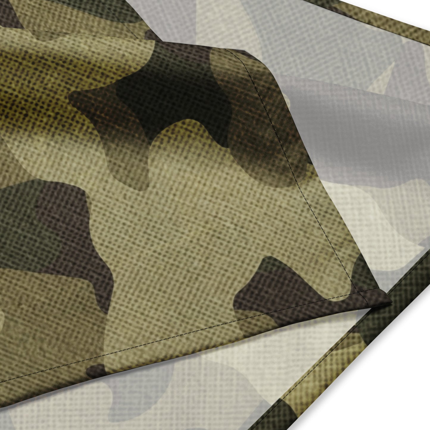 Camo Bandana | Green Fabric Camouflage