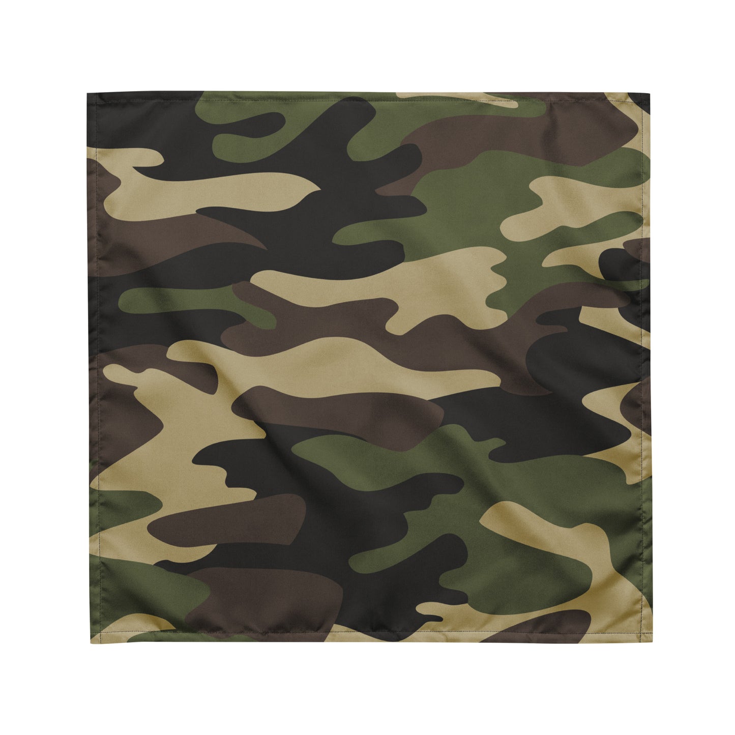 Camo Bandana | Classic Green Camouflage Print