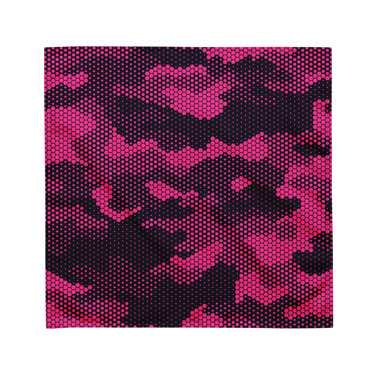 Camo Bandana | Pink Digital Dotted Camouflage Print