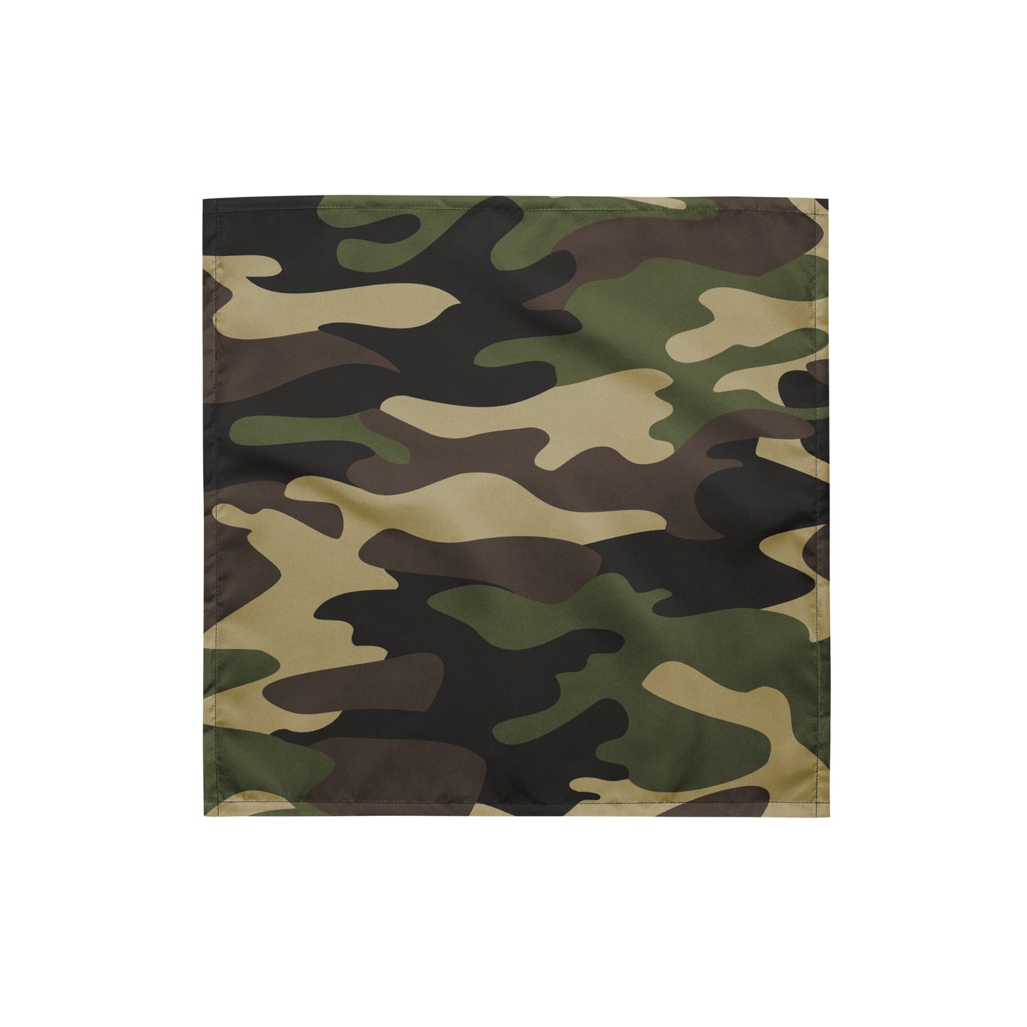 Camo Bandana | Classic Green Camouflage Print